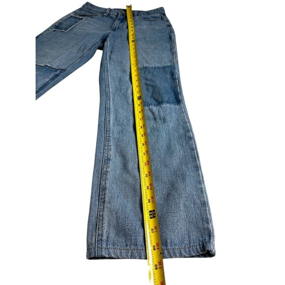 Empyre Frankie Patched Dad Jeans Size 0/28 | Boho Relaxed Fit Distressed Denin - Picture 5 of 8